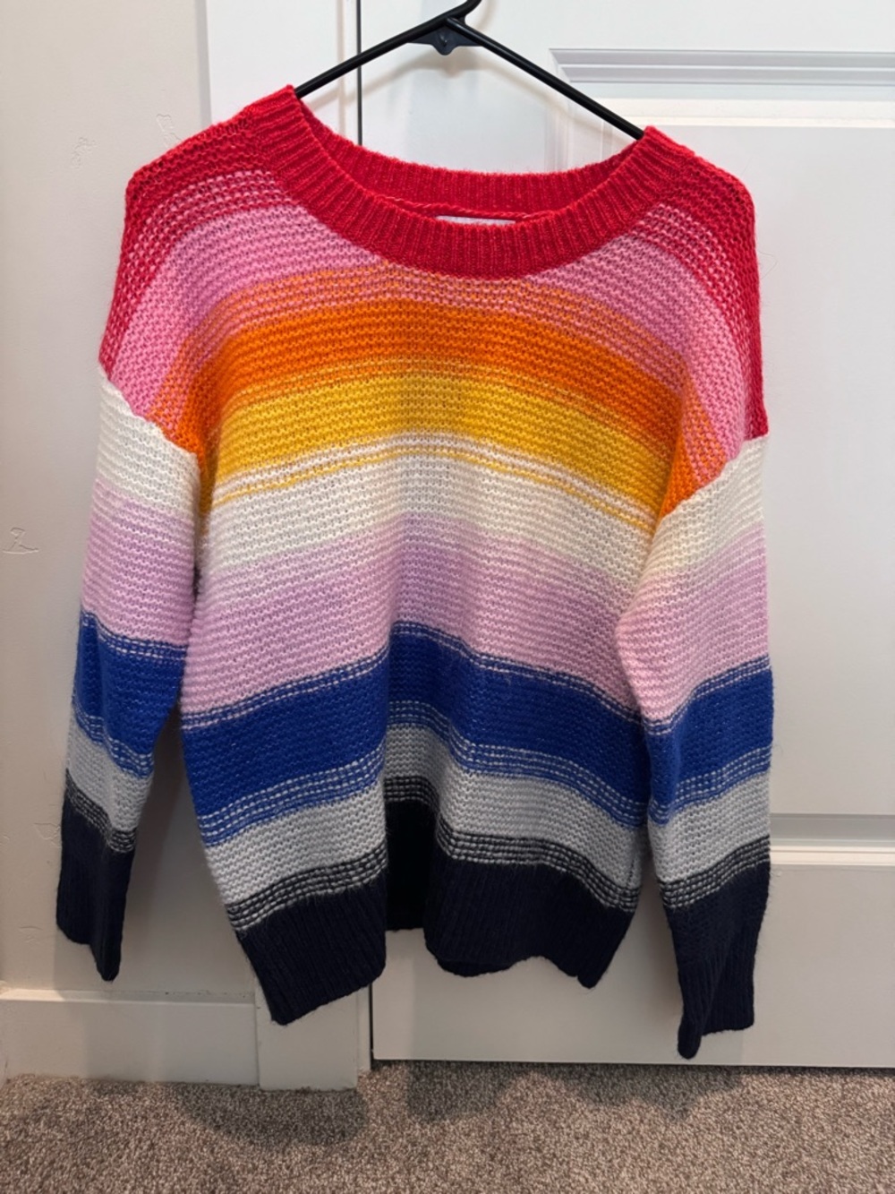 Striped Multicolor Crewneck Sweater